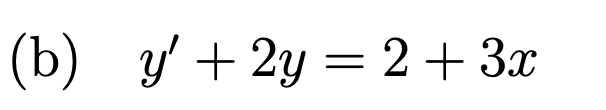 (b) у + 2у — 2+ 3х
