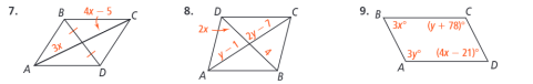 7.
B
4x - 5
8.
y-1 2y-7
A
2x-
3x
(y + 78)
A
3y
(4x - 21)
D
D.
