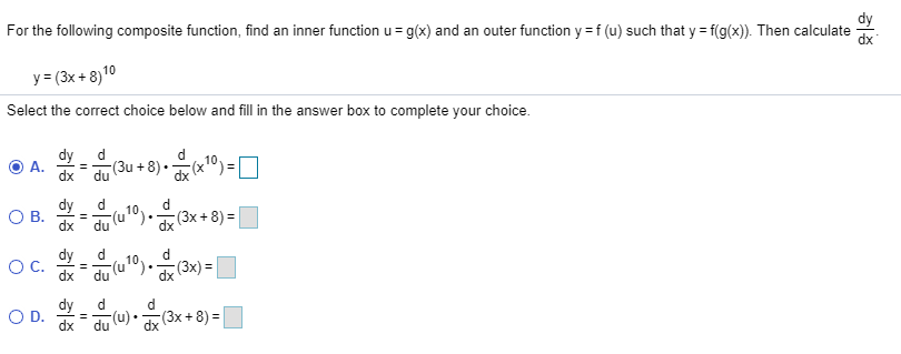 the faloning composte tarcion. tnd an iner farcien u-t and an cuter function rtui uch that y-g Thon calculate
