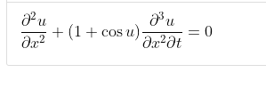 u
+ (1+ cos u)
-
= 0
