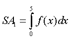5
SĄ = | f(x)dx
