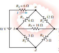 Rs = 60
a
12 0
R1
R2
Rs = 18 N
30 v+ b
R4
R3
3Ω
d
