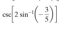 csc 2 sin-
315
