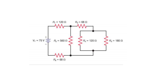 R, = 120 2
R = 68 1
V - 75 V
R= 560
R= 120 0
R = 180 2
R= 68 0
