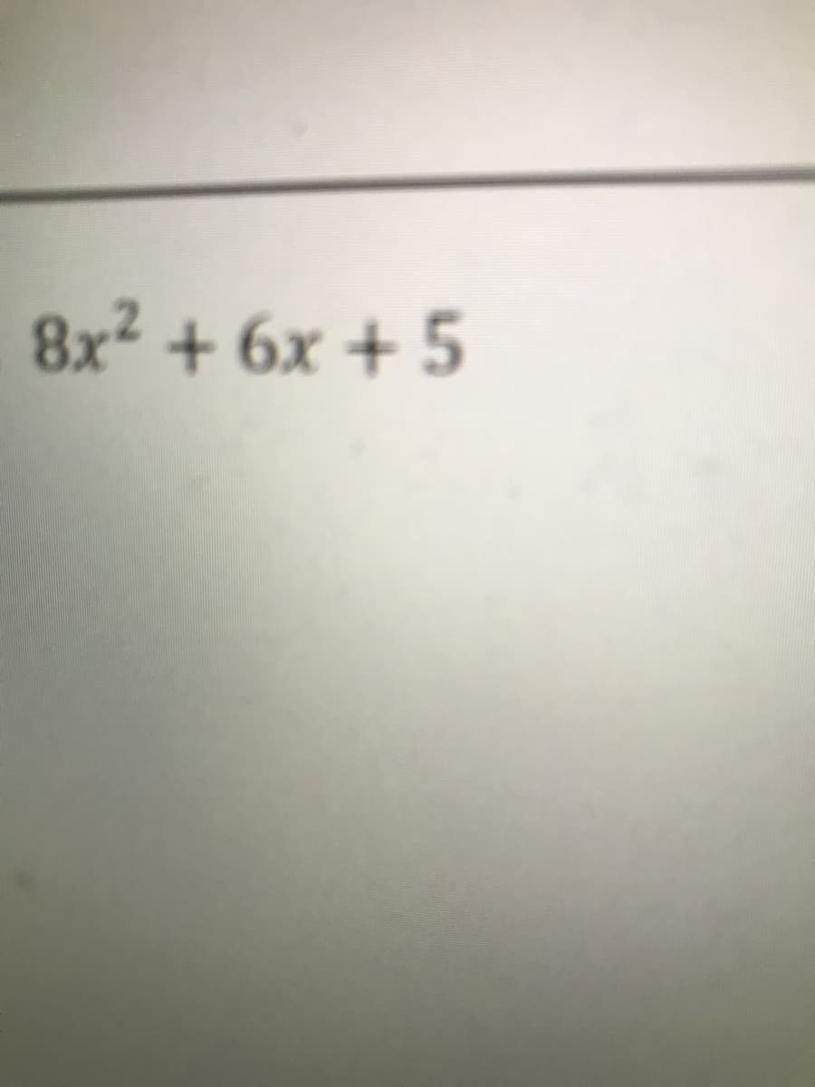 8x² + 6x + 5
