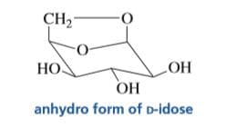 CH2
НО
HO
но
ОН
anhydro form of D-idose
