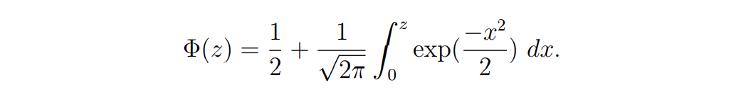 (≈)重
= 1/2
V2T
Z
10
exp() dx.
