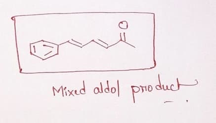 Mixed aldol product
