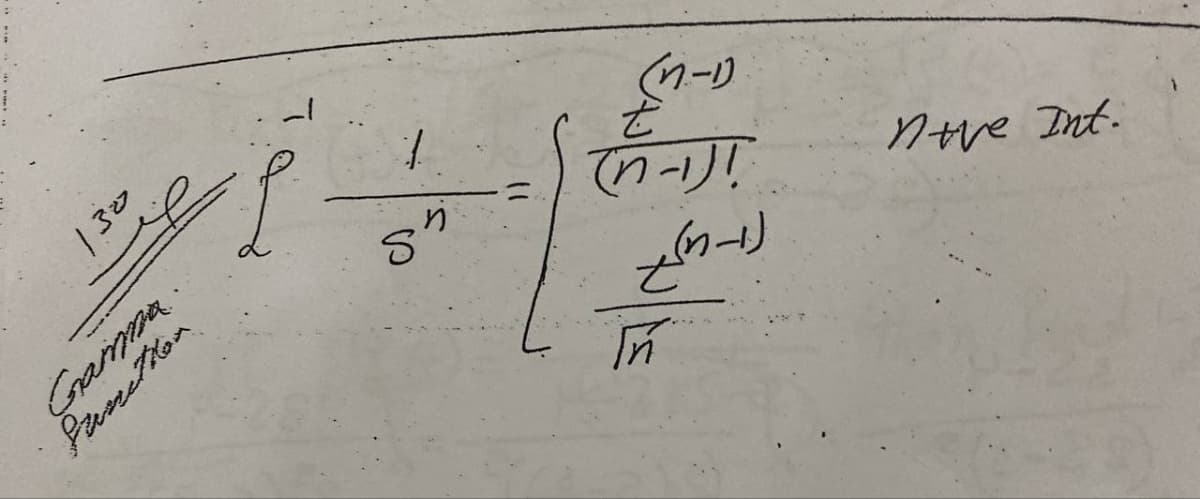 </
Gamma.
Sunithon
1
*
n
S
(1-1)
لج
الا-n)
لا طرح
Ta
ntve Int.