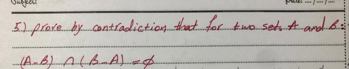 5).praxe hy.contLadiation.thatfartmaSets A and6
