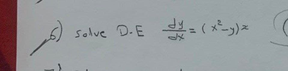 Solve D.E
= (メーッ)ー
%3D

