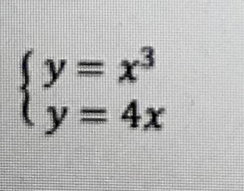 Sy3x3
y= 4x
