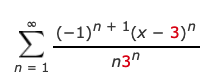 (-1)" + '(x – 3)"
n = 1
n3"
