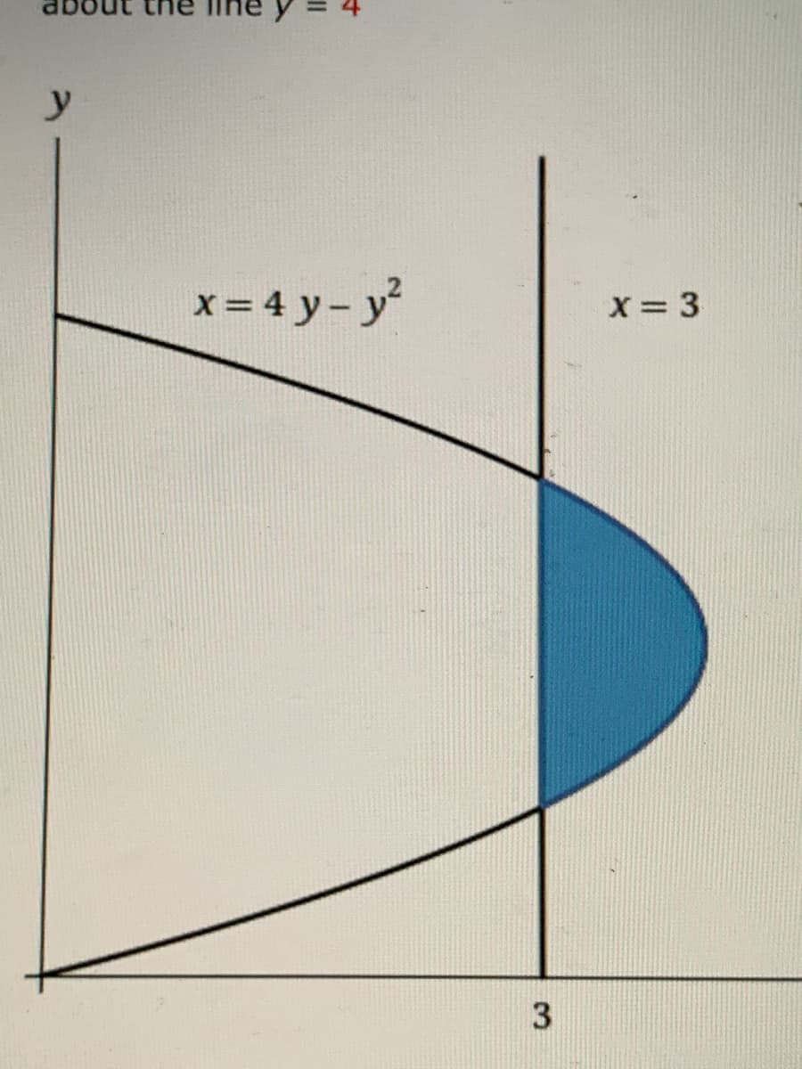 x = 4 y– y
X = 3
3.
