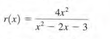 4x?
r(x)
x² - 2x - 3
