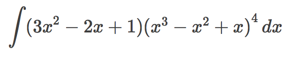 4
(3x² – 2x + 1)(x³ – x² + x)* dx

