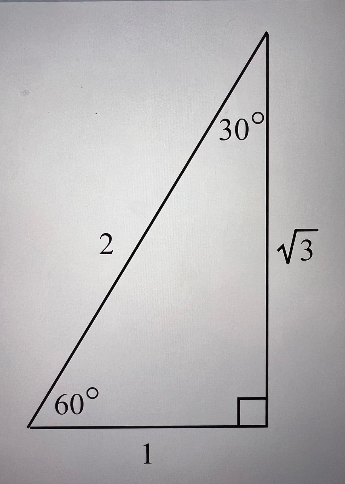 2
60°
1
30
√√3