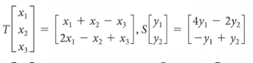[ 4y, – 2y2]
- Ул + y2!
X1
x, + x2 - X3
[ 2x1 – x2 + x3]'
T| x2
X3

