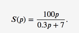 100p
S(p)
0.Зр + 7
