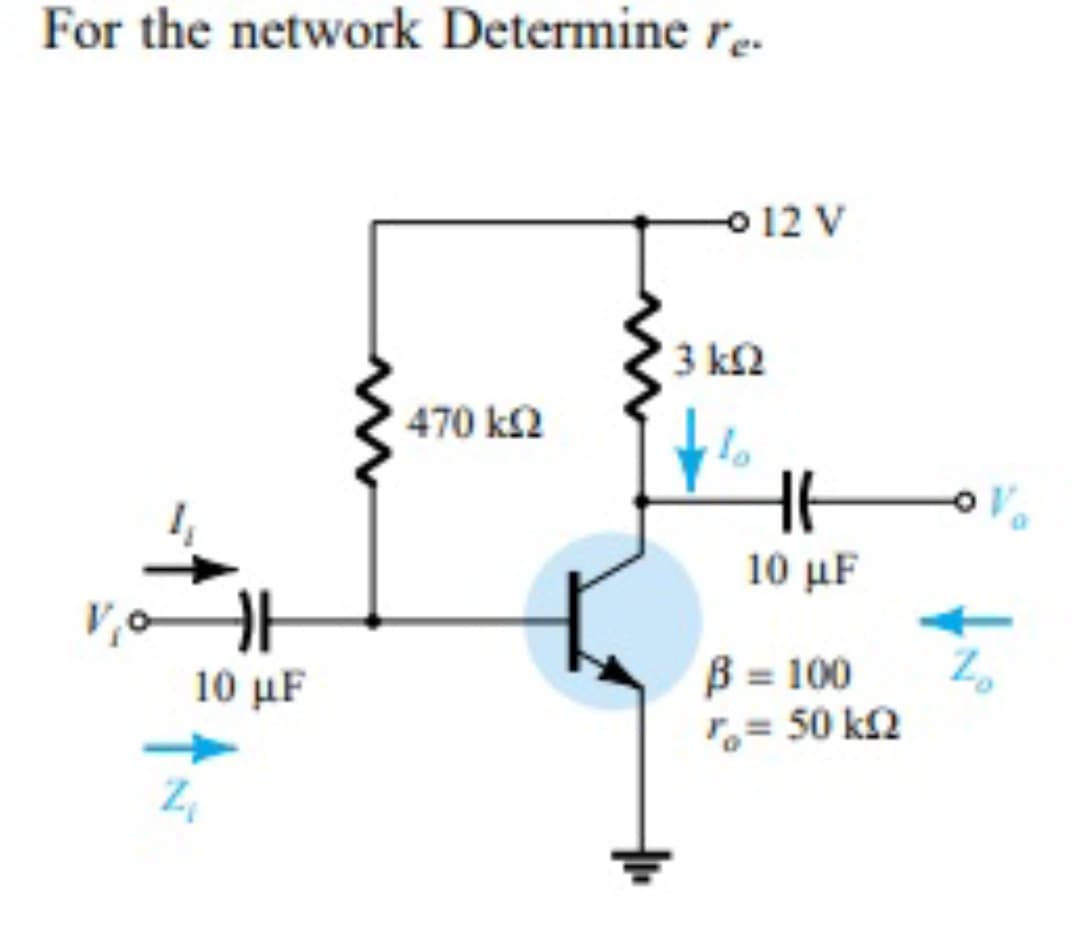 For the network Determine re-
