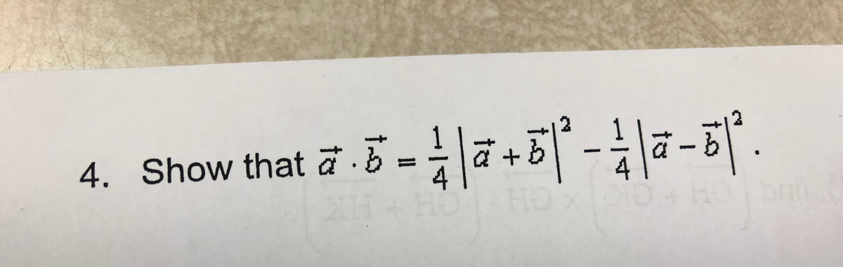 4. Show that a 6 =
a+b
4
HD
