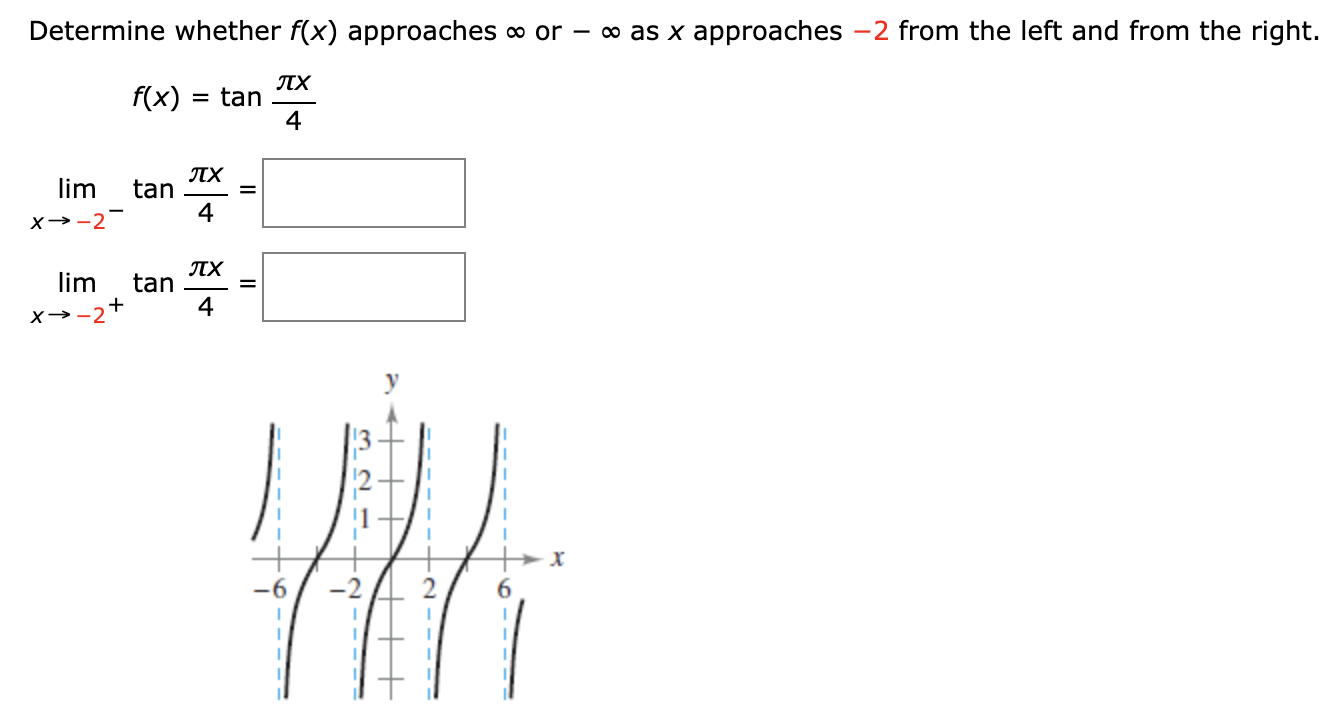 TX
= tan
4
f(x) =
TX
tan
4
lim
x→-2-
TX
lim
tan
4
x→-2
-6
2
6
II
