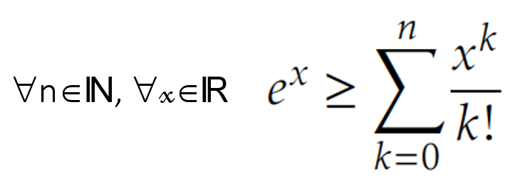 VneN, VxeR e* > )
k!
k=0
