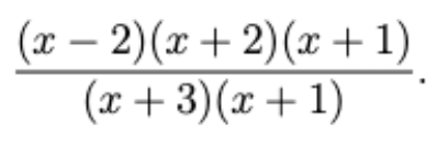 (х — 2)(х + 2)(г + 1)
(х + 3)(г + 1)
