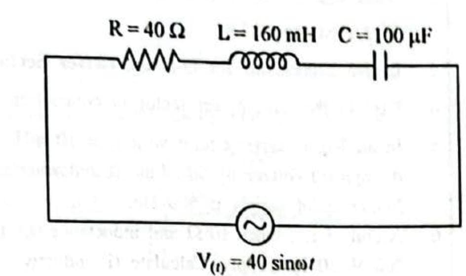 R=40 2
wwwmo
L=160 mH C= 100 µF
HH
2
Da Brespluata() = 40 sinest
