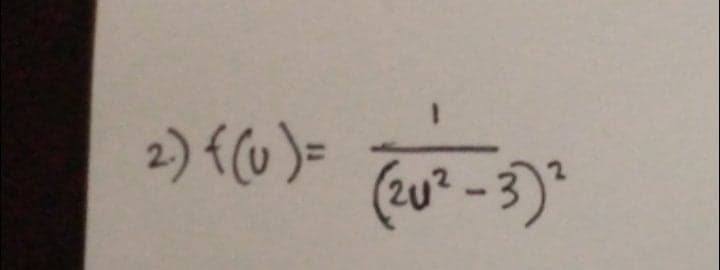 3.
2) {u )=
(w² -3)*
