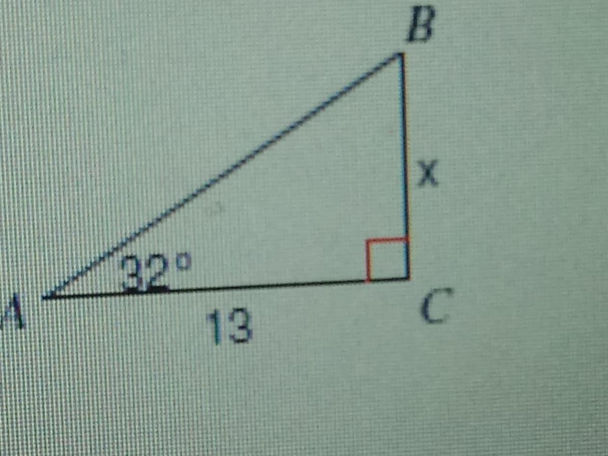 B
32°
13
C.
