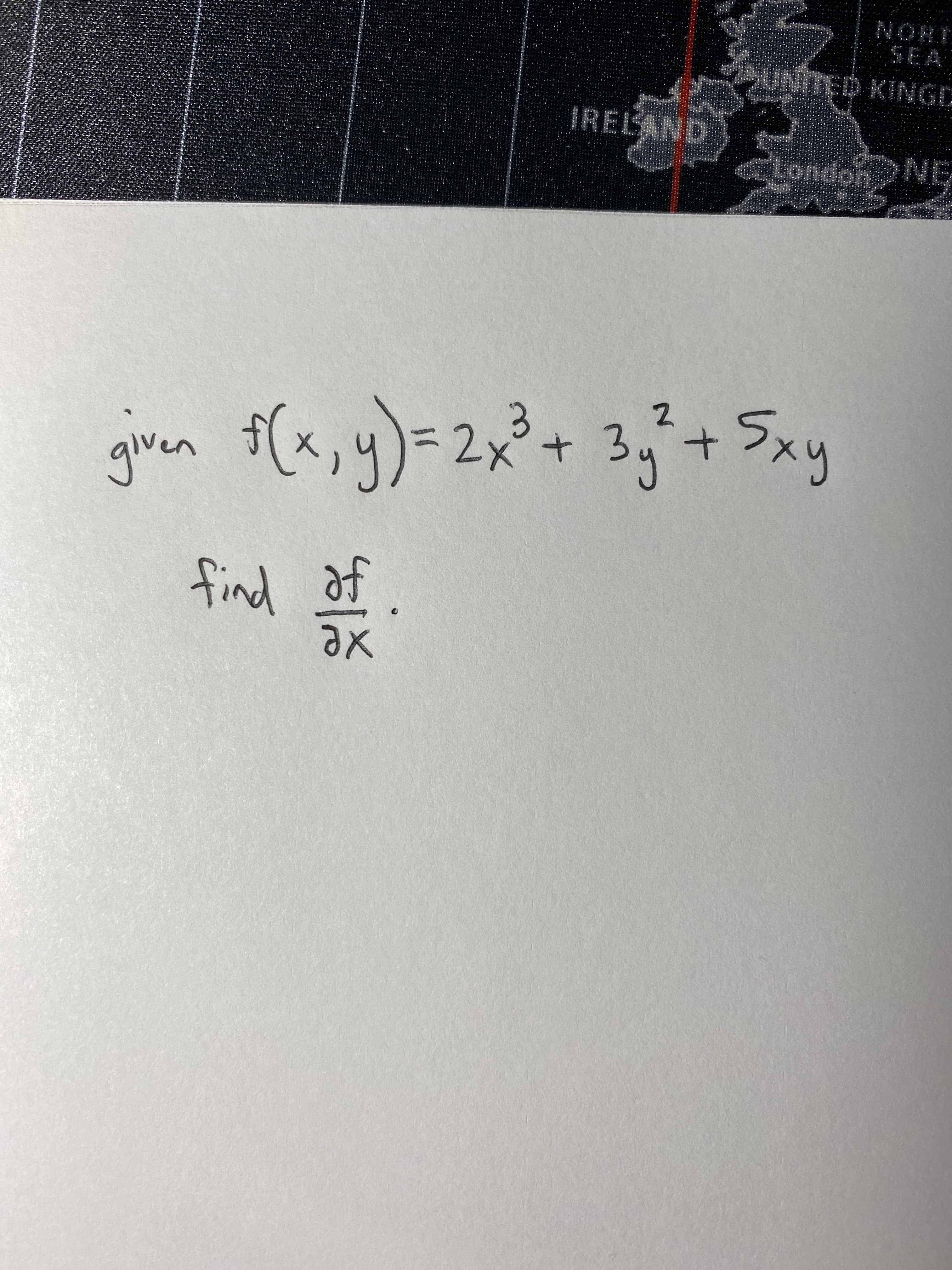 giver
yn f(५) ५) -2x + 3, + 2,
find of
ax
