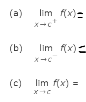 (a)
lim f(x)-
(b)
lim f(x)2
(c) lim f(x)
