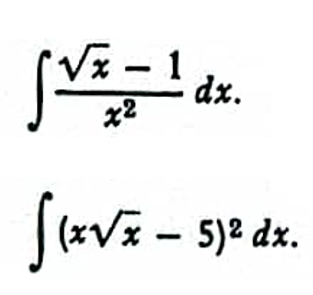 VE - 1
dx.
|(xVz - 5)e dx.
