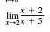 lim+2
2x + 5
