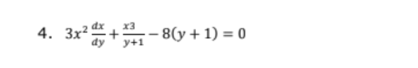 4. Зx2.
3x²+- 8(y + 1) = 0
y+1
