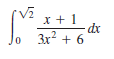 x + 1
-dx
lo 3x2 + 6
