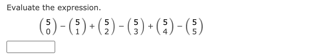 Evaluate the expression.
(3) - (1) •(;) - (;) •(:) -(:)
+
4
