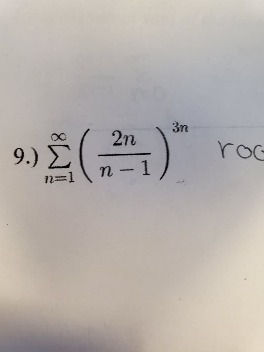3η
2η
9.) Σ
roc
n=1
n - 1
