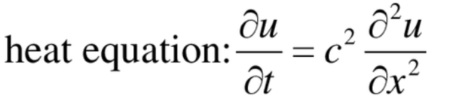 ди
c²
ôx?
heat equation:
2
