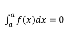 Sa f(x) dx = 0