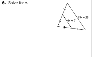 6. Solve for x.
1S- 28
6x +7
