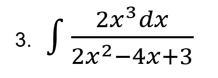 2х3 dx
2x2-4x+3
r2.
3.
