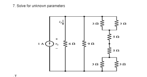 7. Solve for unknown parameters
