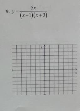 5x
9. y=7
(x-1)(* +3)
