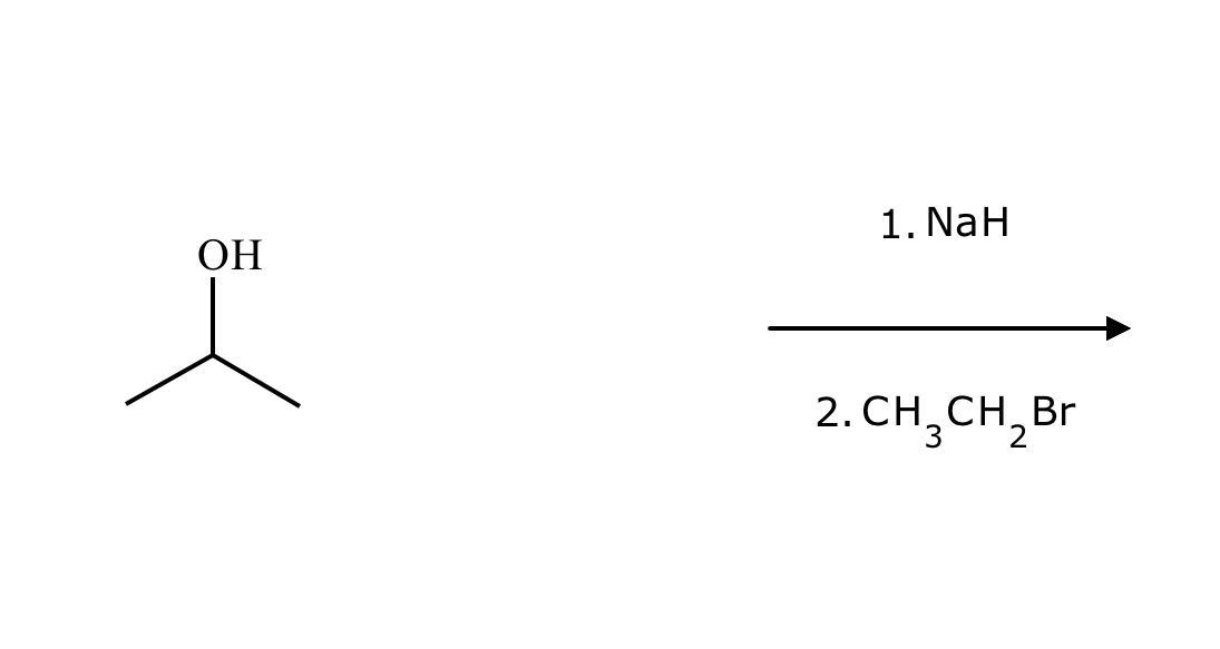 ОН
1.NaH
2. CH₂CH₂Br