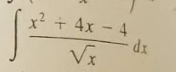 x² + 4x – 4
V.
