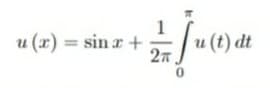 u (x) = sin a+
u (t) dt
27
