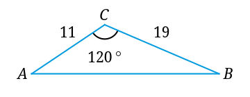 C
11
19
120°
А
- B
