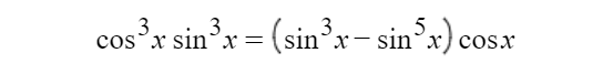 3.
cosx
r sin³x = (sin³x- sin x) cosx
Px sin°x
sin°x- sin°x)cosx
